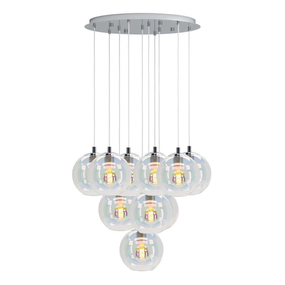 Hanglamp Ariscani 2 10-lichts chroom