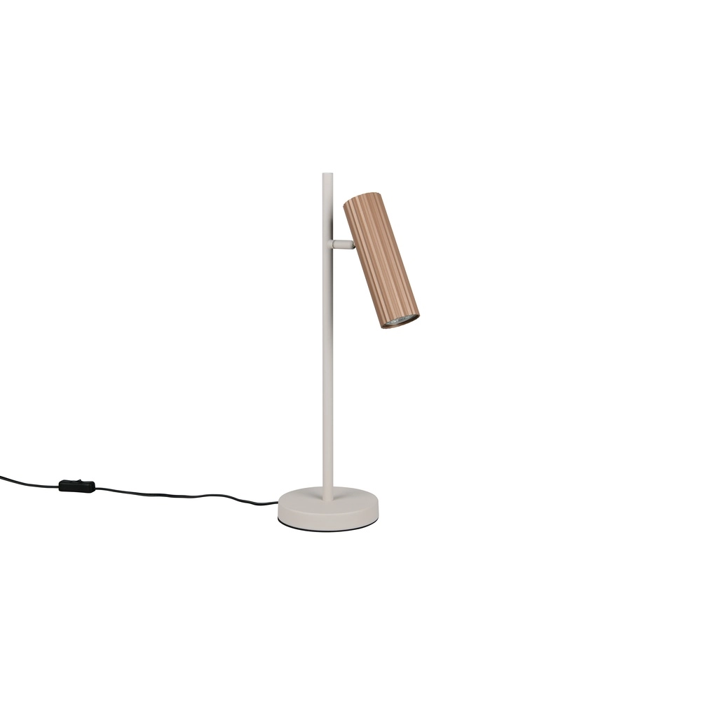 Design tafellamp Soka mokka bruin Trio 4017807670219