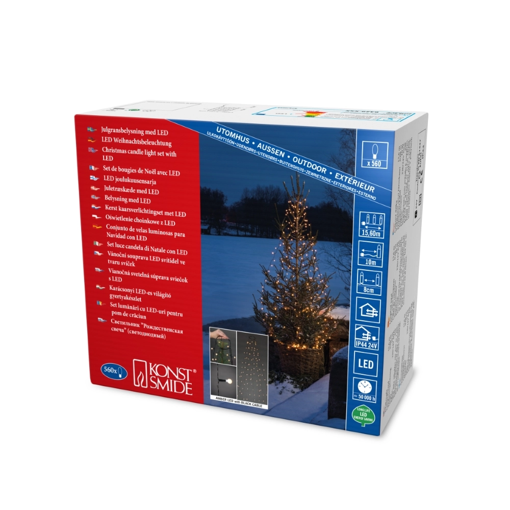 Lichtmantel 560 Led voor kerstboom KonstSmide 7318306329804