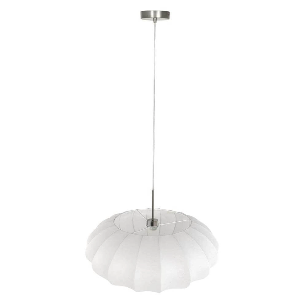 Hanglamp Sparkled Light metaal met witte kap Steinhauer 8712746173130