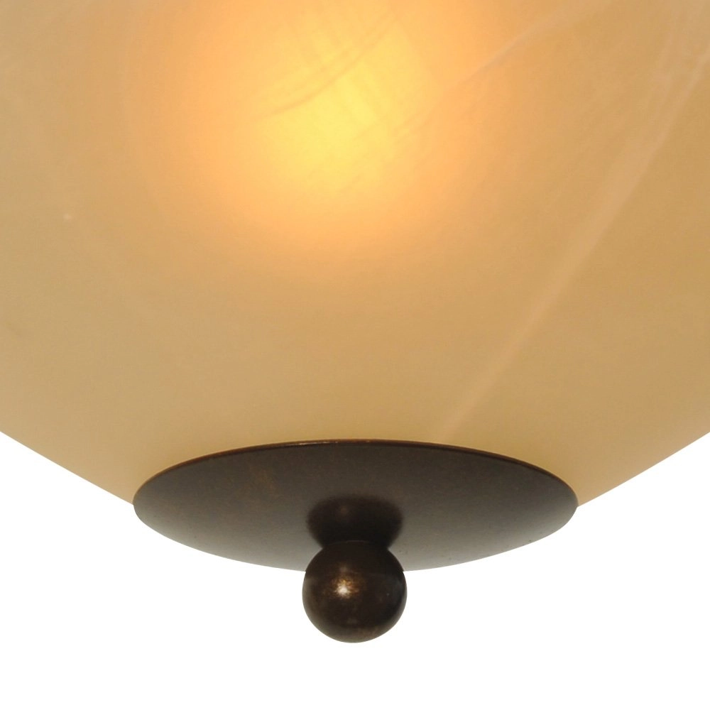 Plafondlamp Bolzano 30cm bronsbruin Masterlight 8718121019437