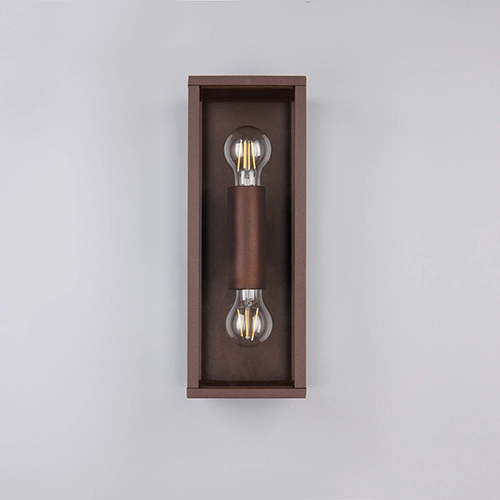 Moderne wandlamp Garonne M roestbruin Trio 4017807687392