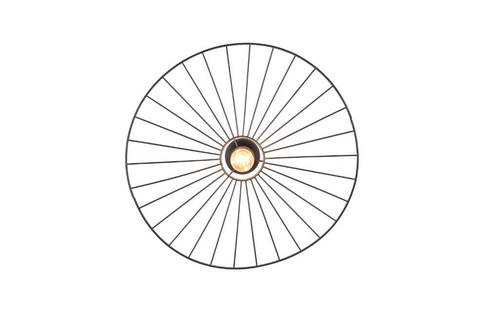 Plafondlamp Chapeau zwart Trio 4017807574098