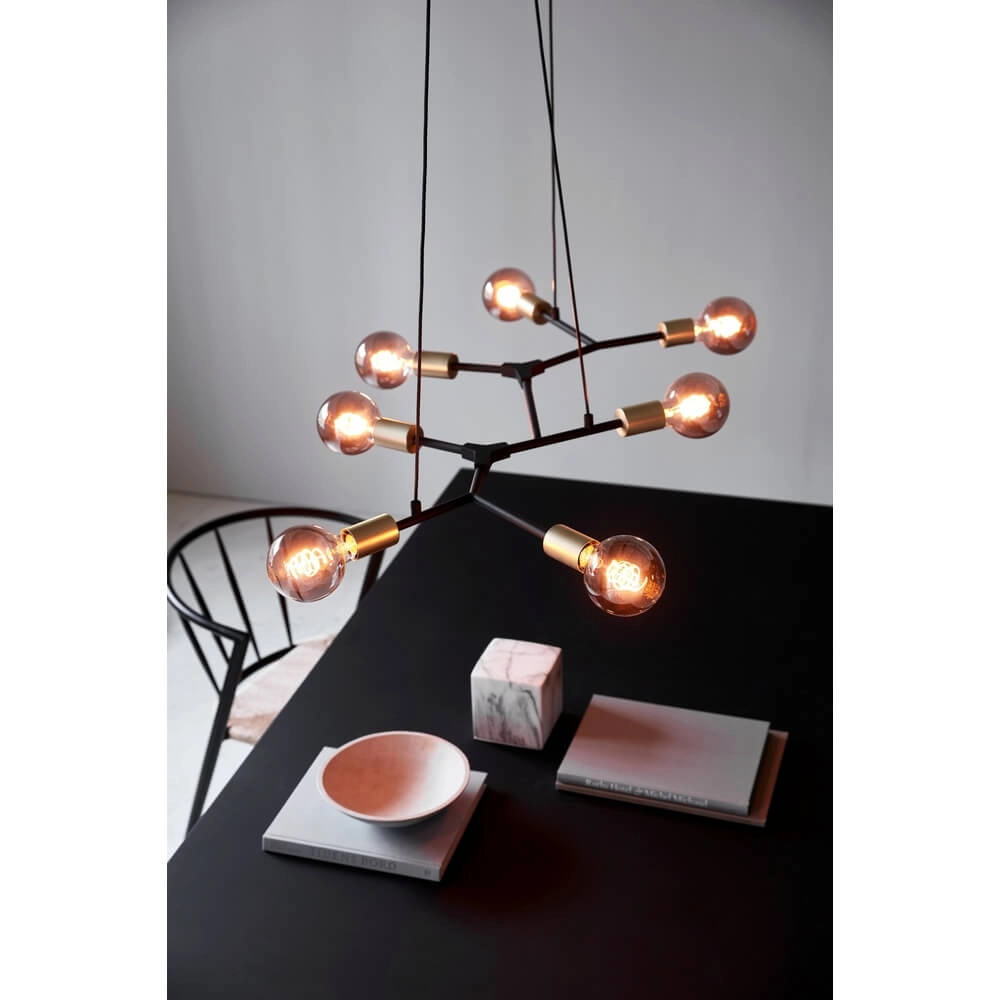 Design hanglamp Josefine zwart langwerpig Nordlux 5704924001055