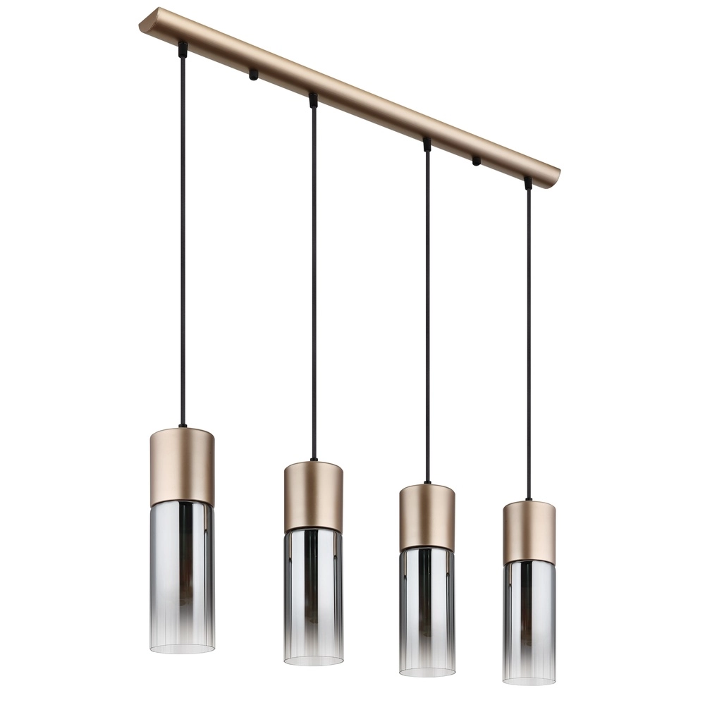 4-lichts hanglamp Annika bruin design Globo 9007371531905