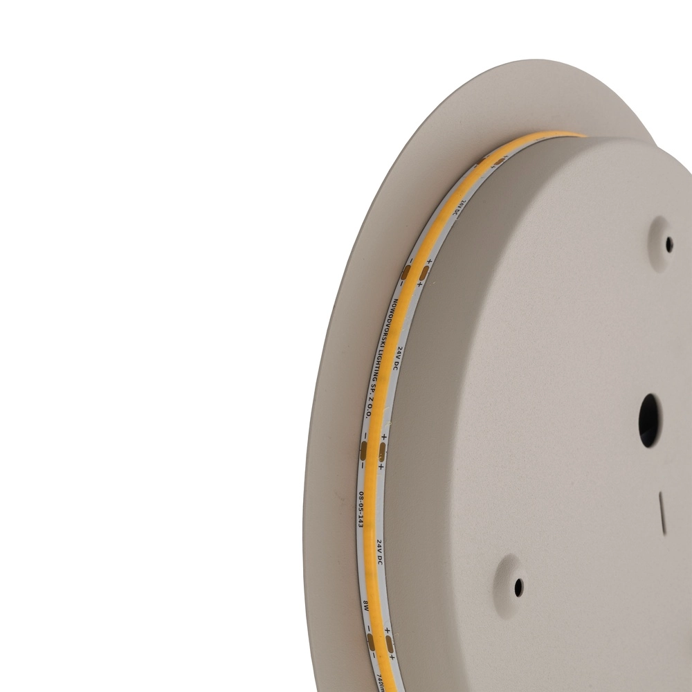 Design wandlamp Ring zand bruin Ø 25cm Lyora 5903139126557