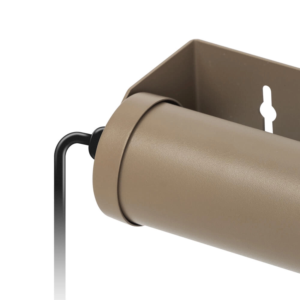 Wandlamp Rondo goud met bruin ETH 8720195307648