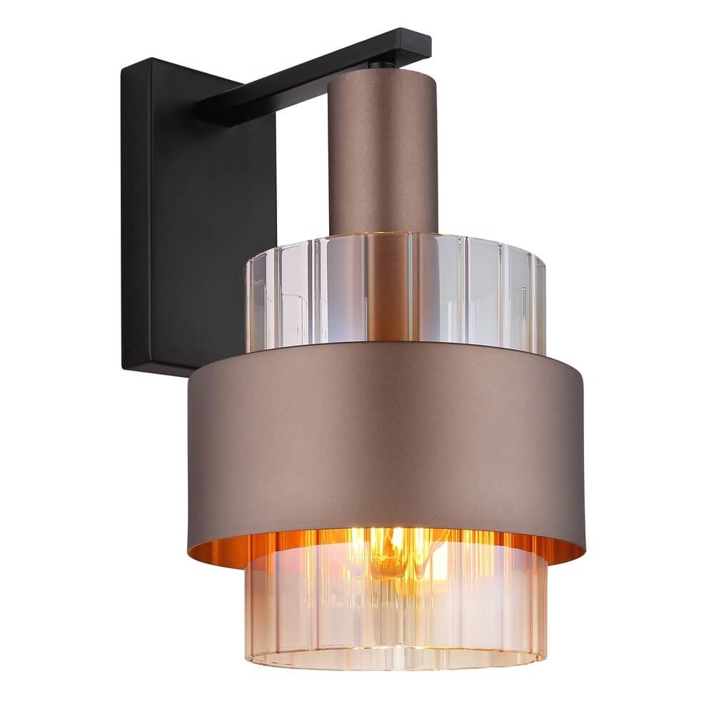 Wandlamp Milley brons