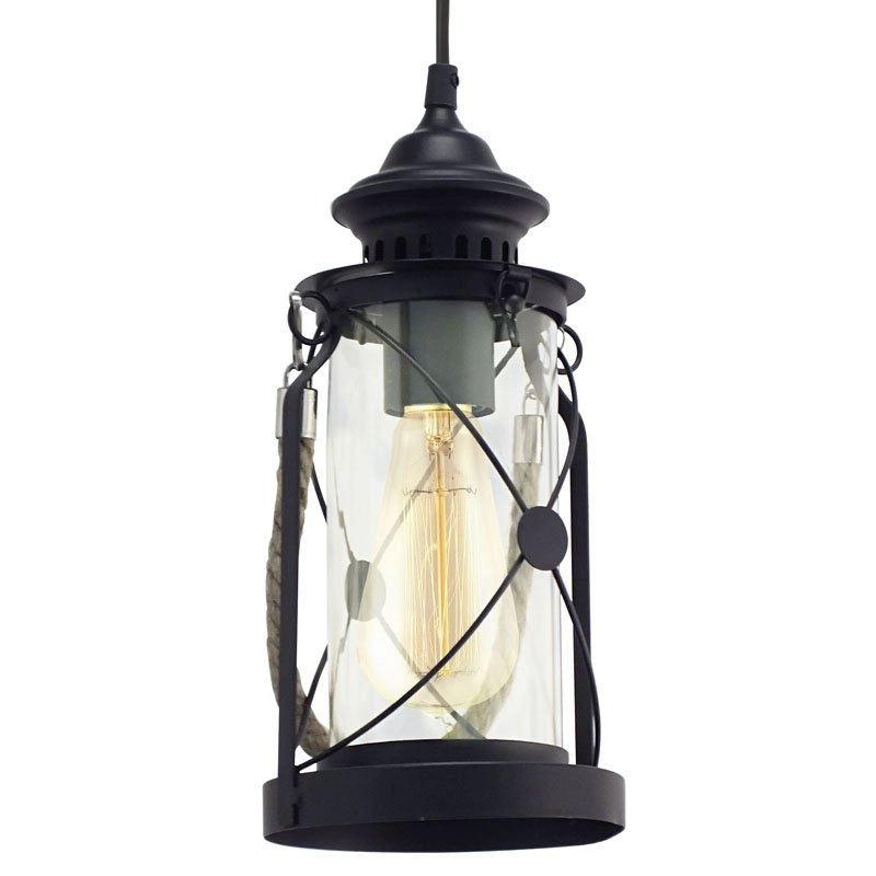 Hanglamp Bradford zwart Eglo 9002759492137