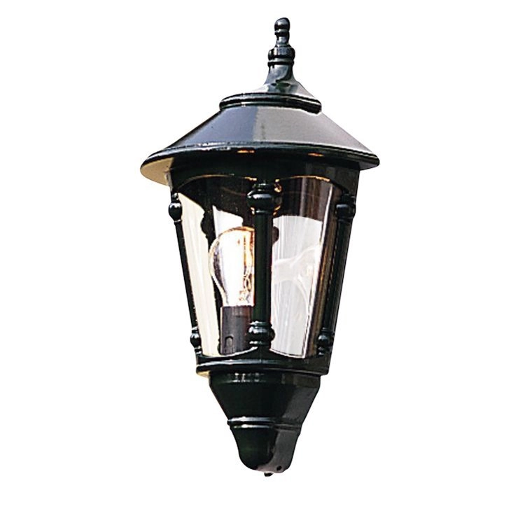 Klassieke muurlamp Virgo Antiek groen