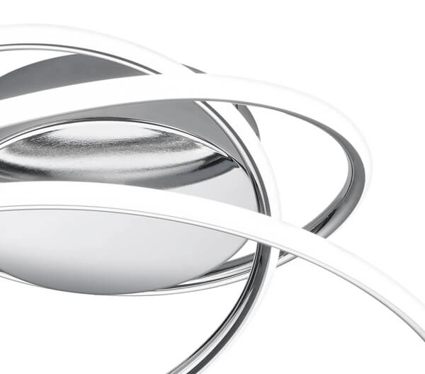 Led plafondlamp Bologna chroom Trio 4017807525625
