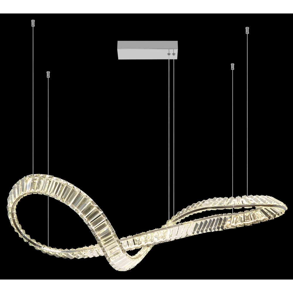 Design hanglamp Neil uniek chroom Globo 9007371507412