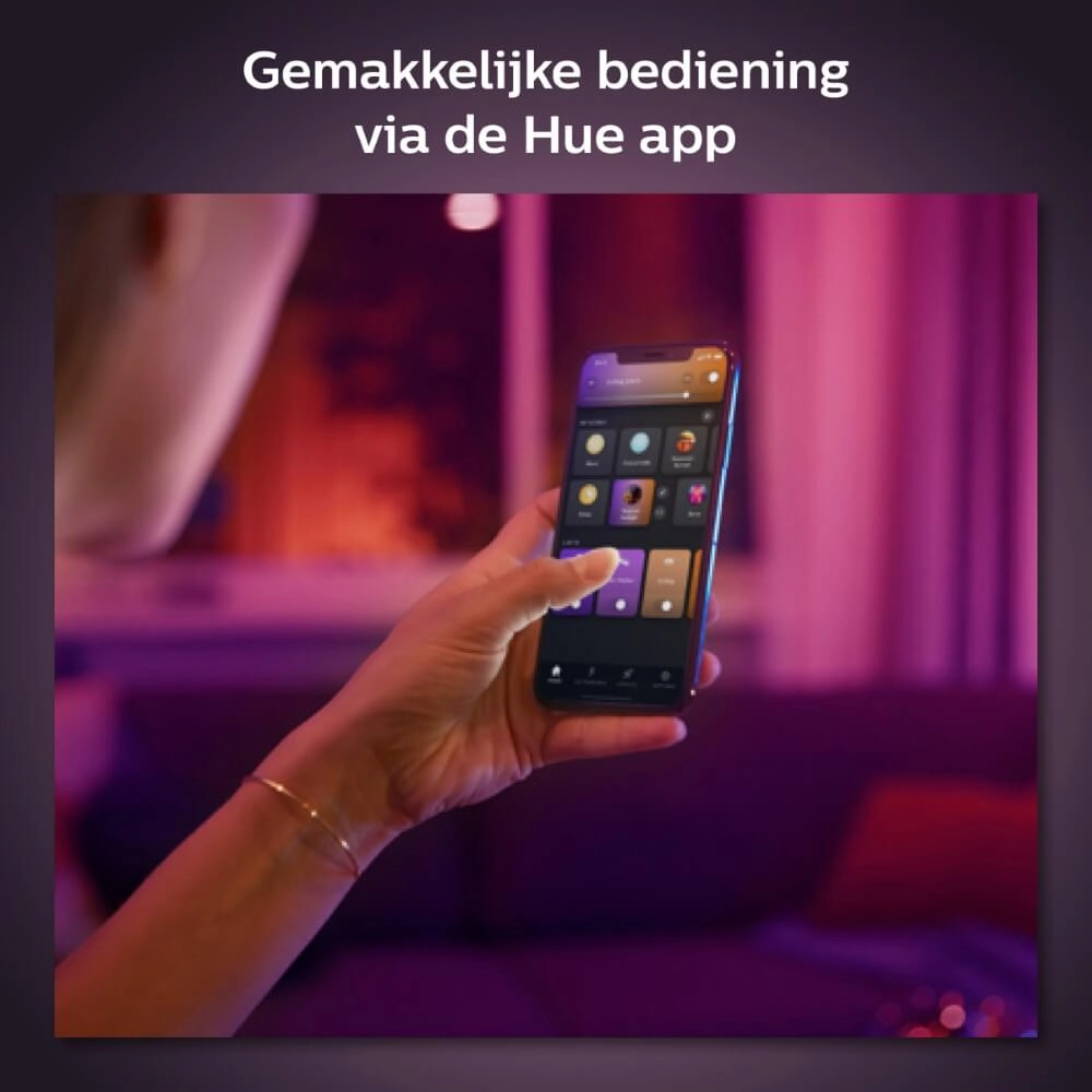 Hue Perifo - White and color set van 3 hanglampen wit Philips 8719514407749