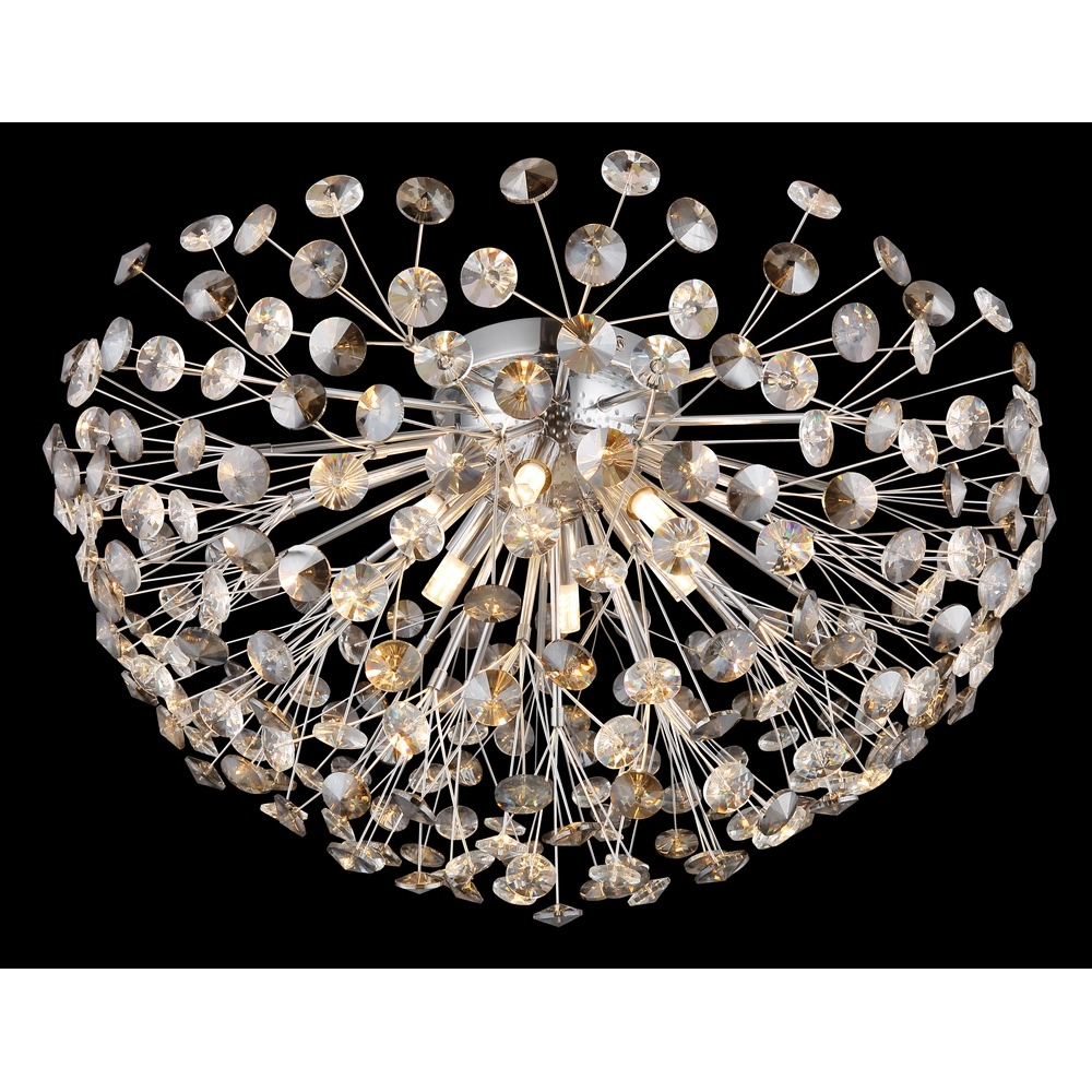 Plafondlamp Katrina chroom Ø 60cm Globo 9007371484331