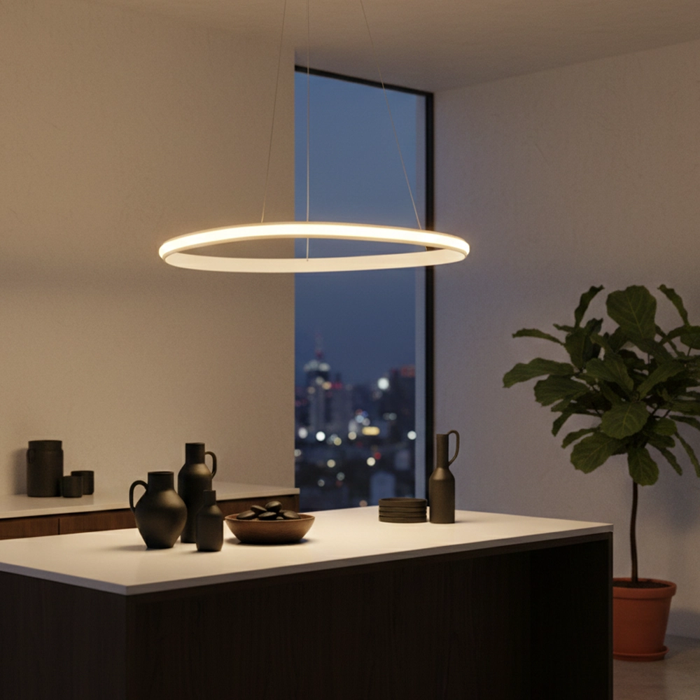Design hanglamp Aries zwart Ø 74cm