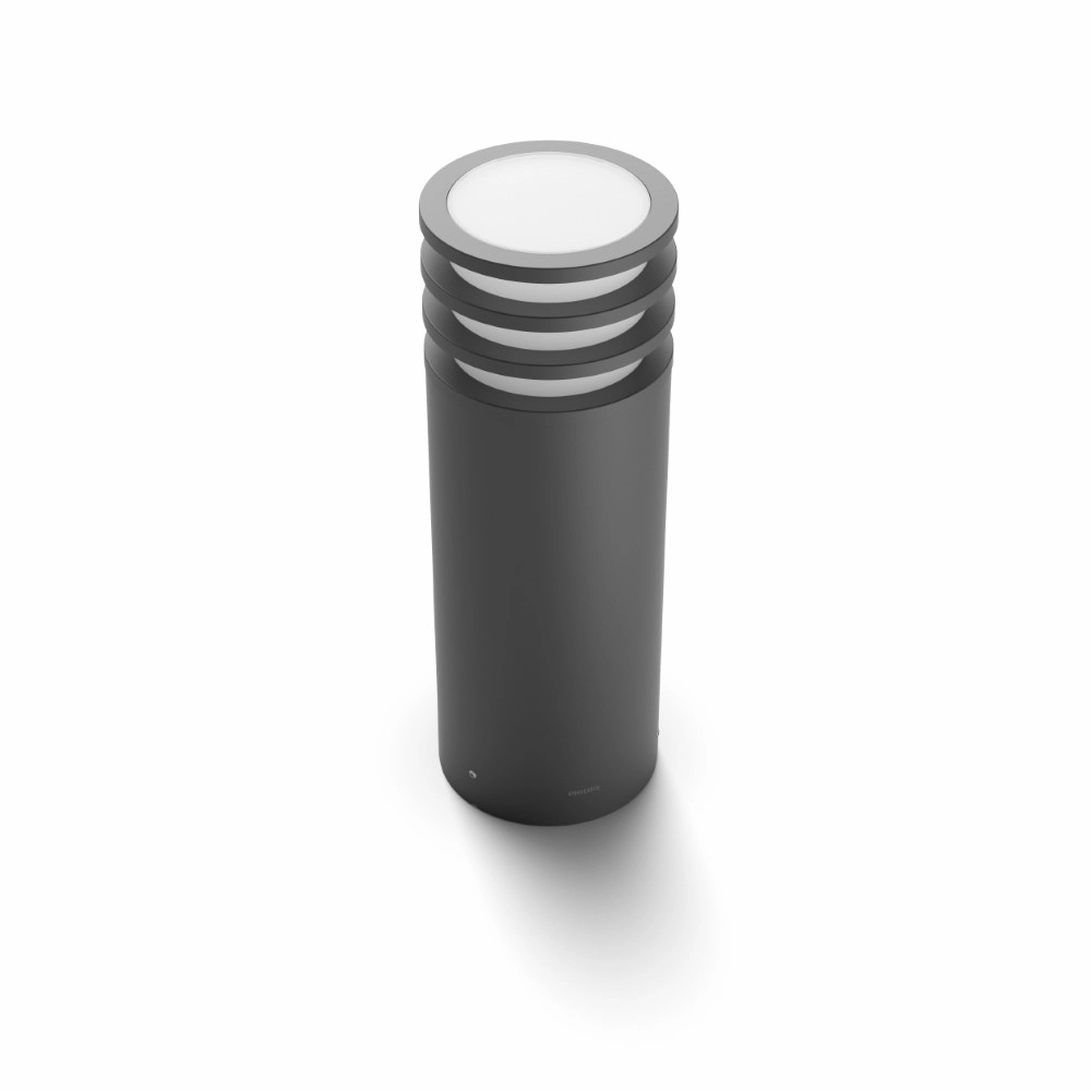 Tuinlamp rond Hue Lucca 40cm Antraciet Philips 8718696166055