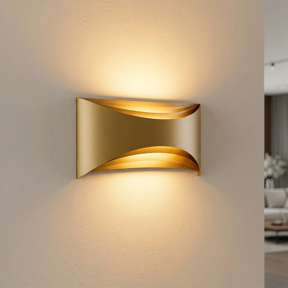 Wandlamp Leon design goud Searchlight 5,05342E+12