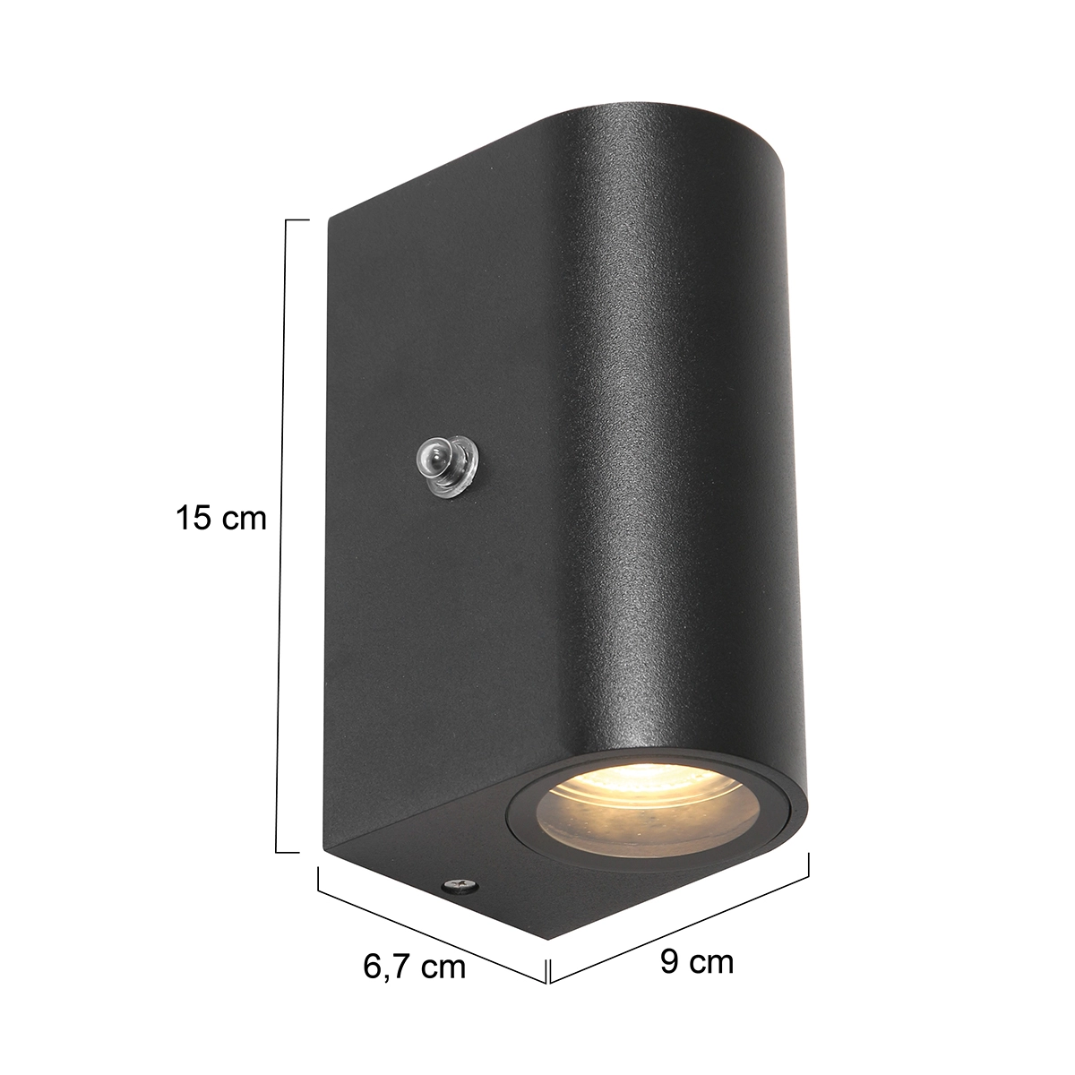 Up down light sensor Dicron 15cm-zwart Steinhauer 8712746133219