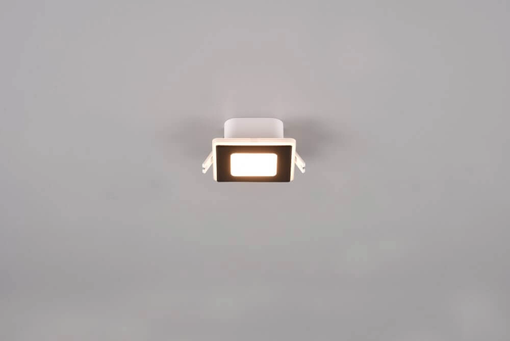 Vierkante spot Nimbus design zwart Trio 4017807574456