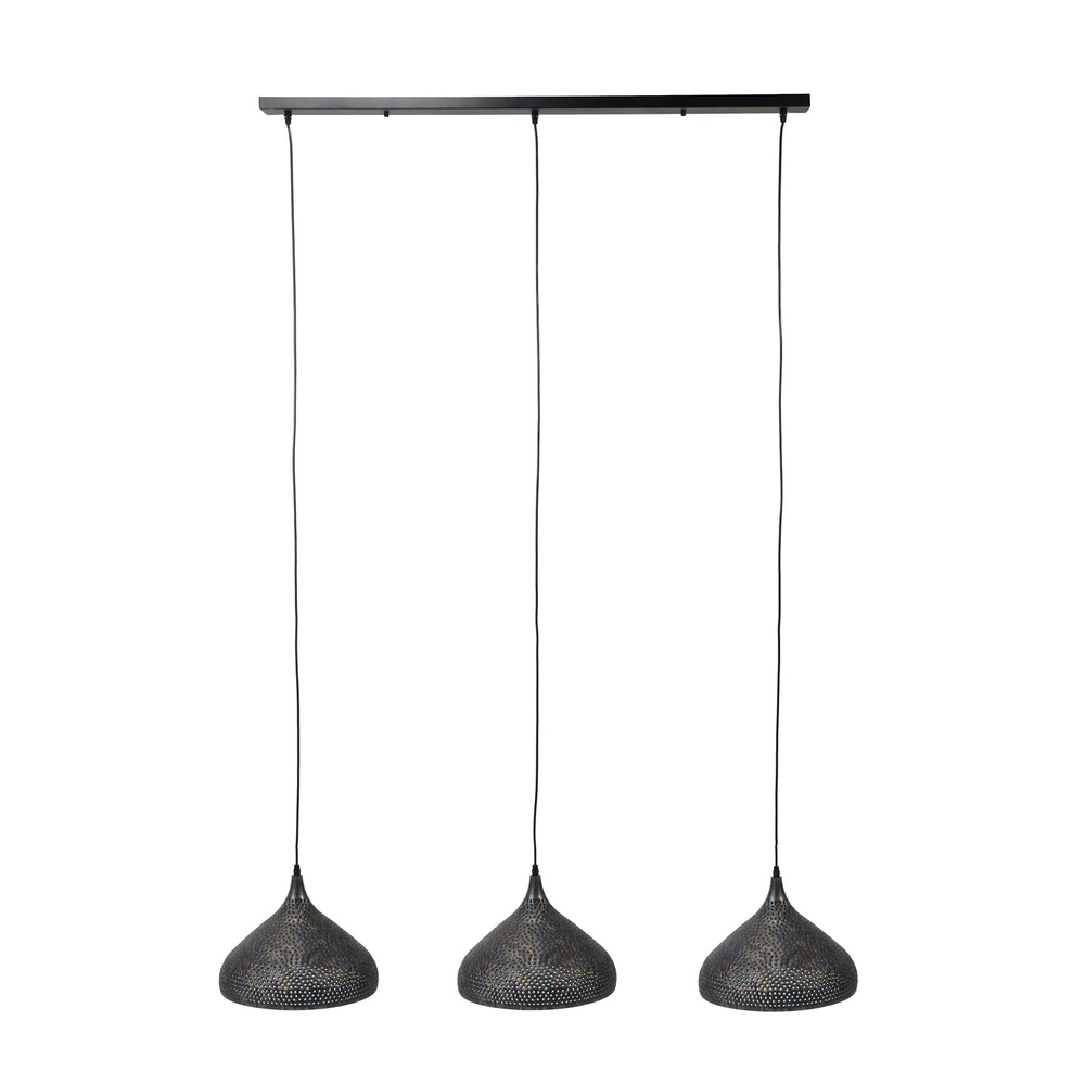 Gaatjes hanglamp Punch 3x E27 Lyora 8716803512825