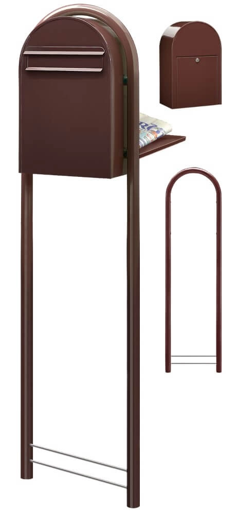 Brievenbus Classic B 8017 Donkerbruin Bobi 6417237006080