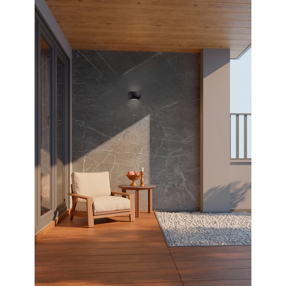 Design wandlamp Prato zwart Lyora 5212017453082