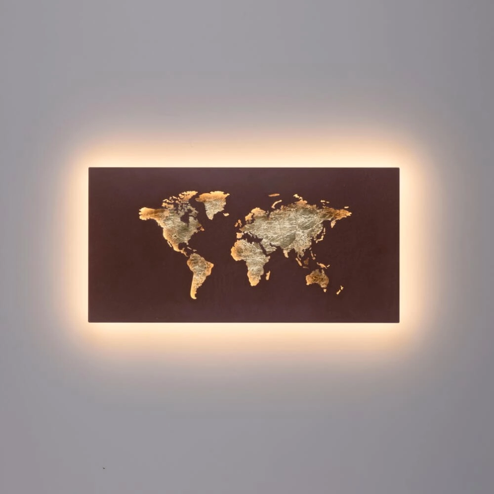 Wandlamp Map roest bruin Paul Neuhaus 4012248376034