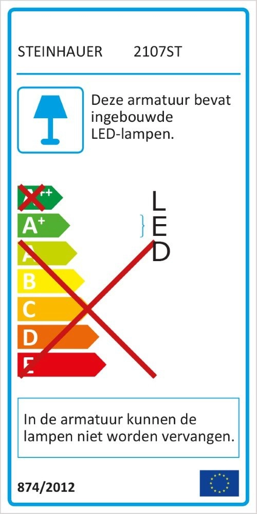 Design leeslamp Zodiac LED Steinhauer 8712746127256