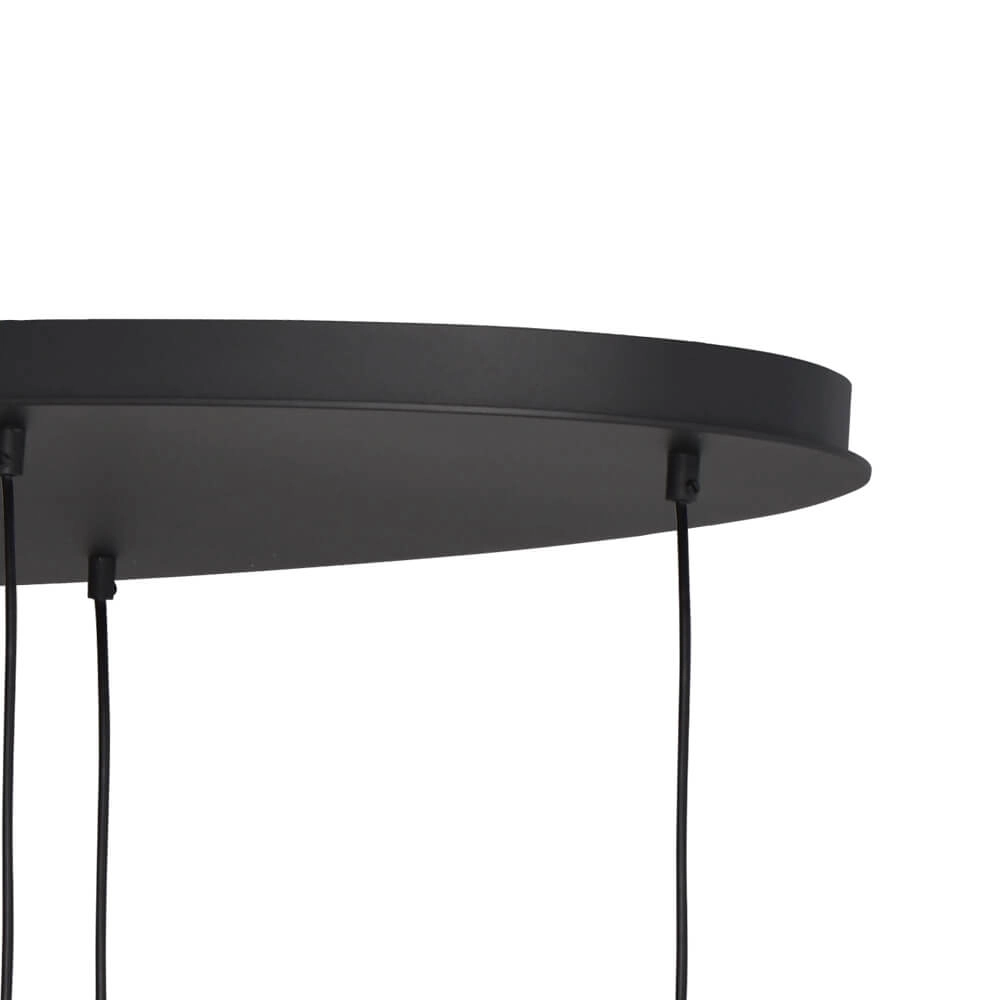 Hanglamp Lava Oval 6x smoke glas Masterlight 8718121290126