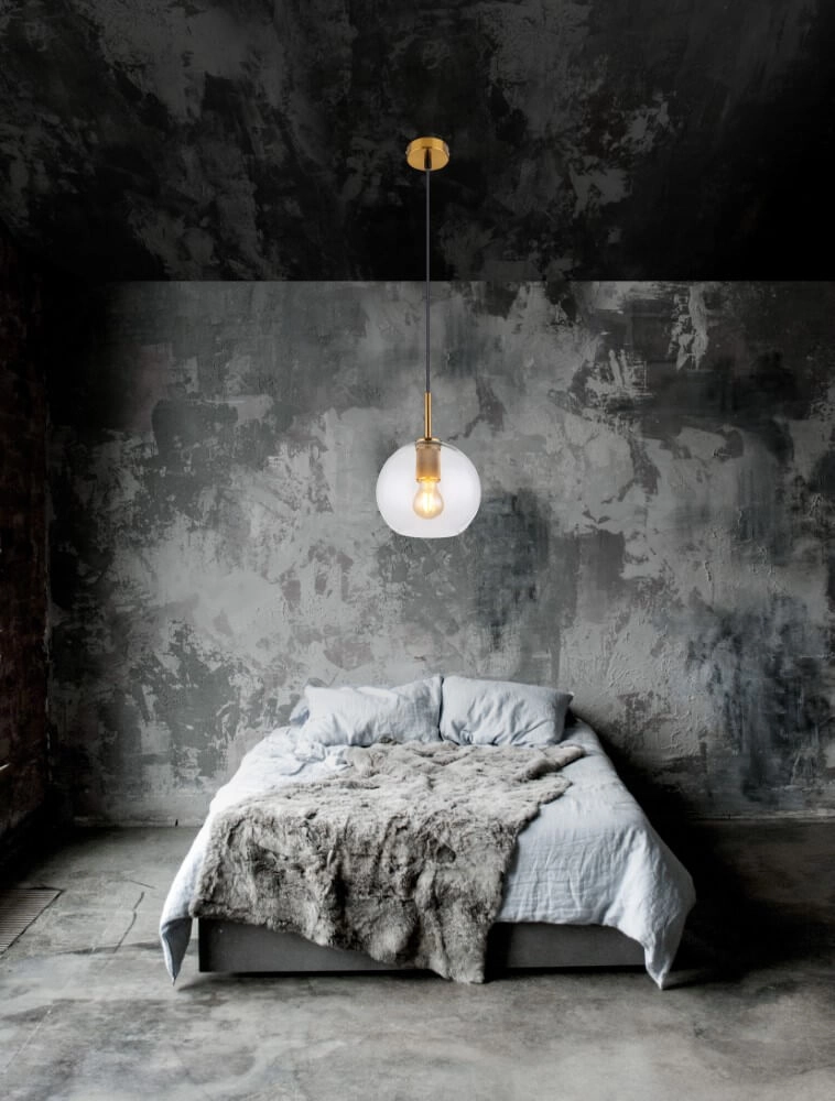 Hanglamp Ø 20cm Adara met glazen kap Globo 9007371414598