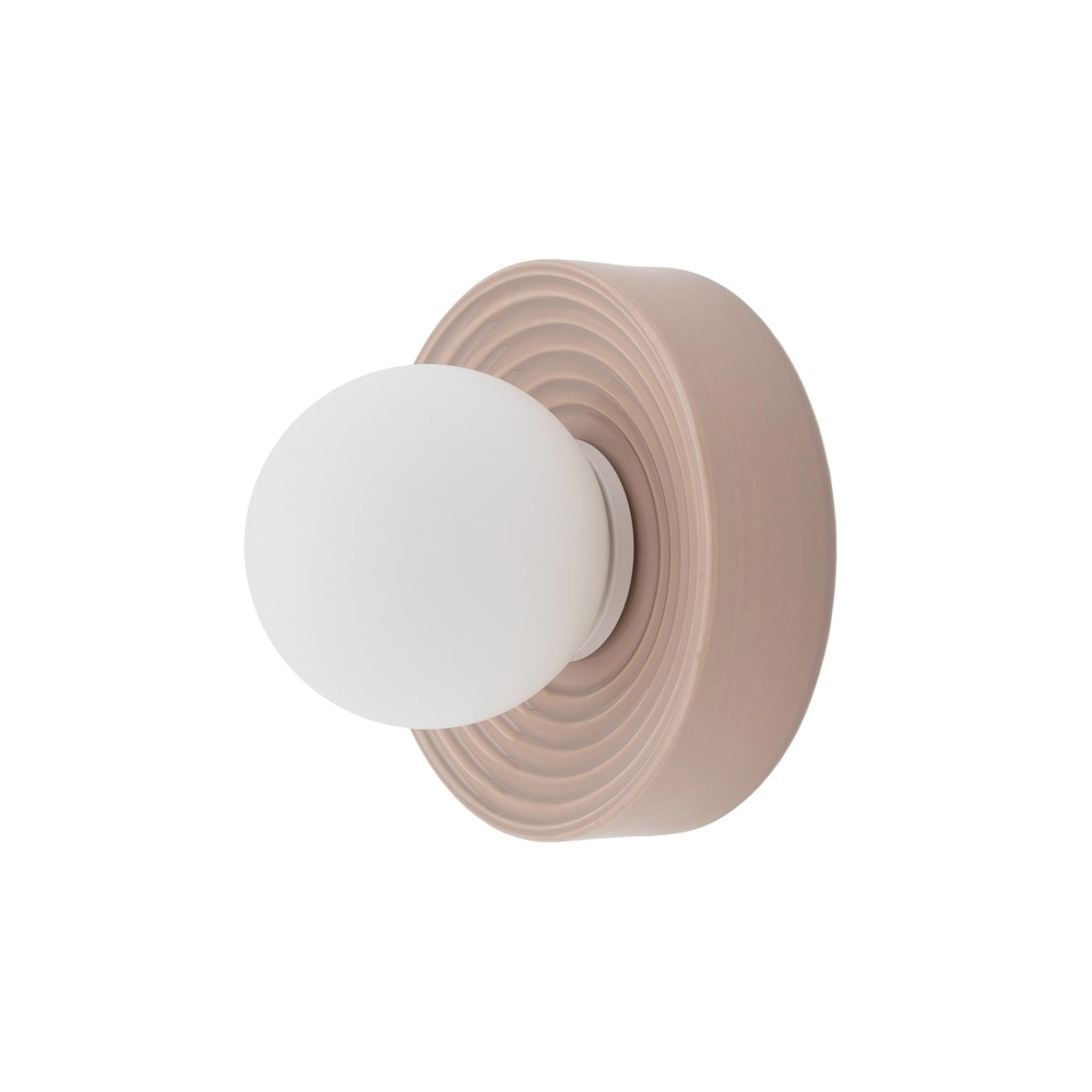 Design wandlamp Clay roze Ø 16cm