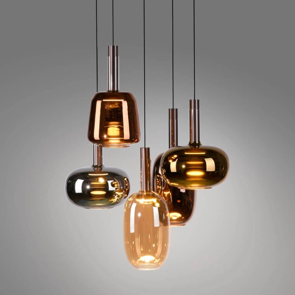 Vrolijke hanglamp Irides 6-lichts rond Paul Neuhaus 4012248383681