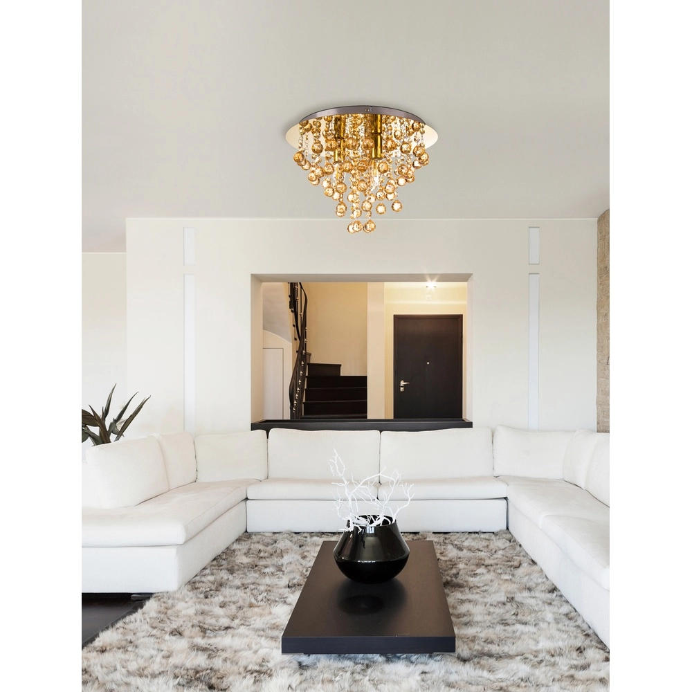 Plafond kroonluchter London goud Ø 38cm Globo 9007371510436