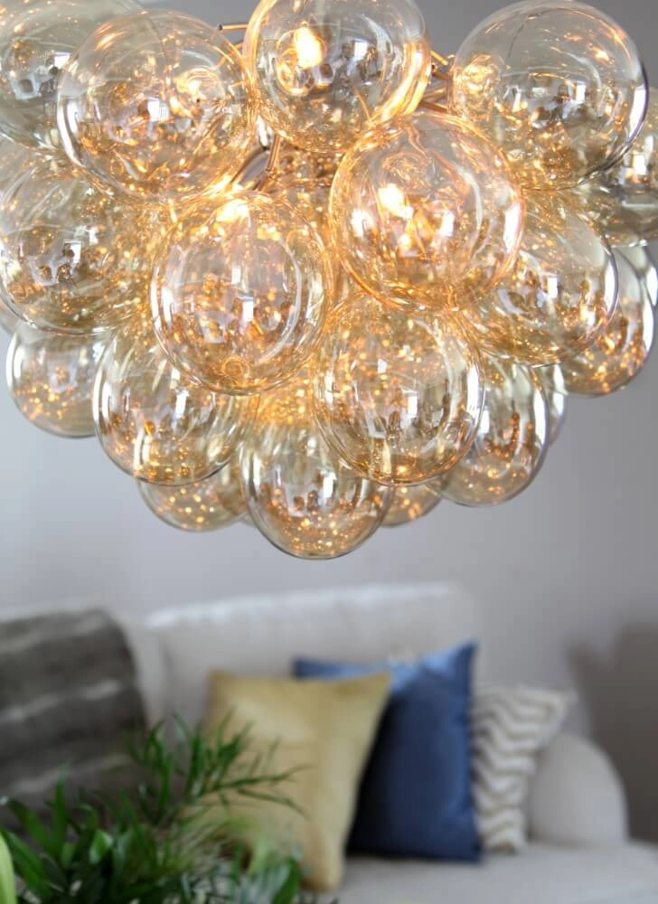 Hanglamp Gross amber glas 50cm By Rydéns 7391741004420