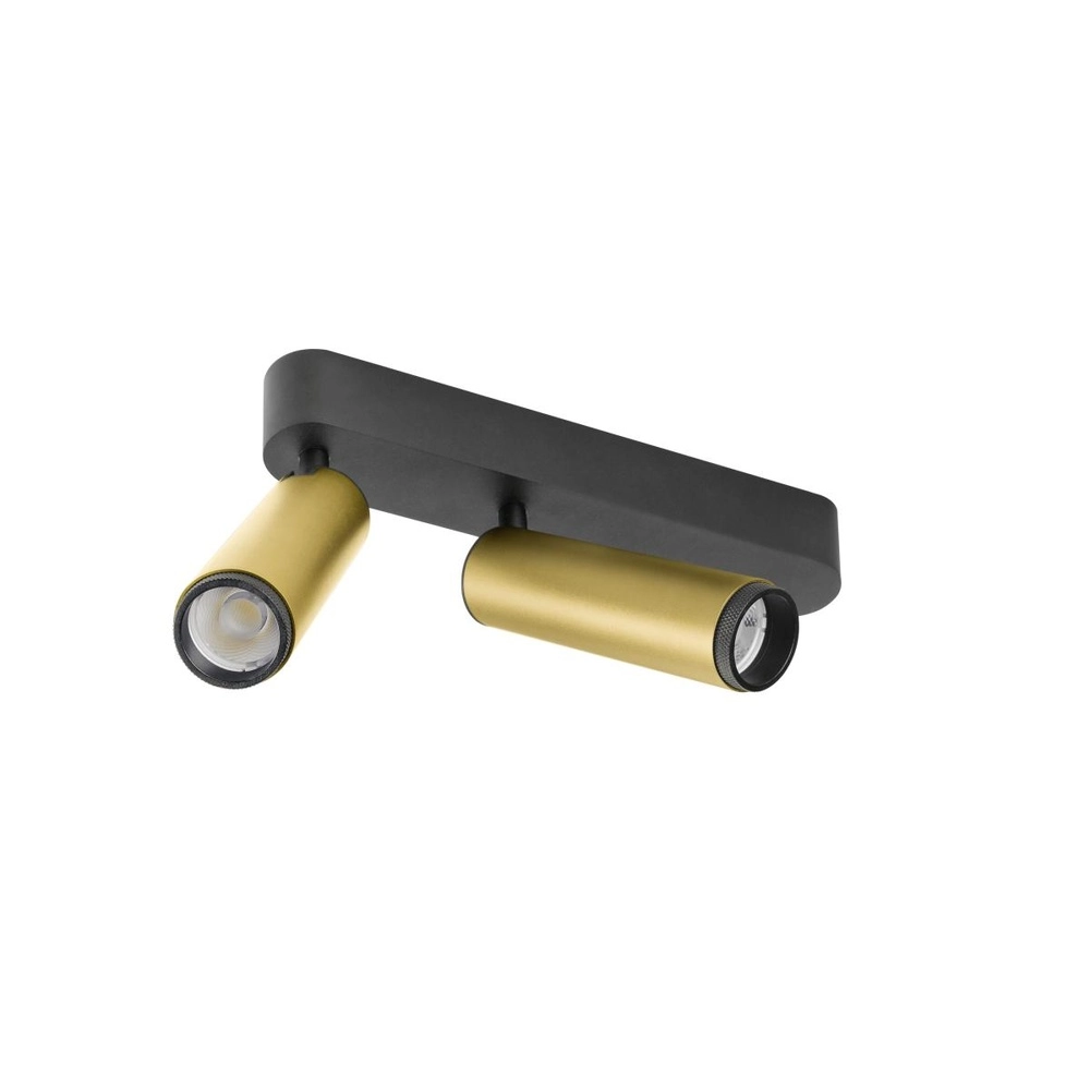 Opbouwspot Grip! M 2-lichts goud 2700K SLV 4024163304542
