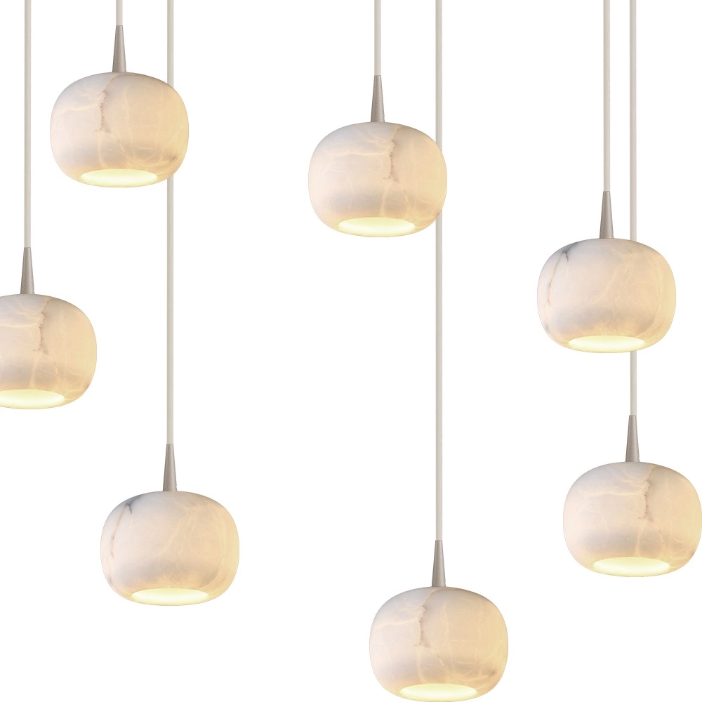 Design hanglamp Alta 7-lichts beige terra Masterlight 8718121438306