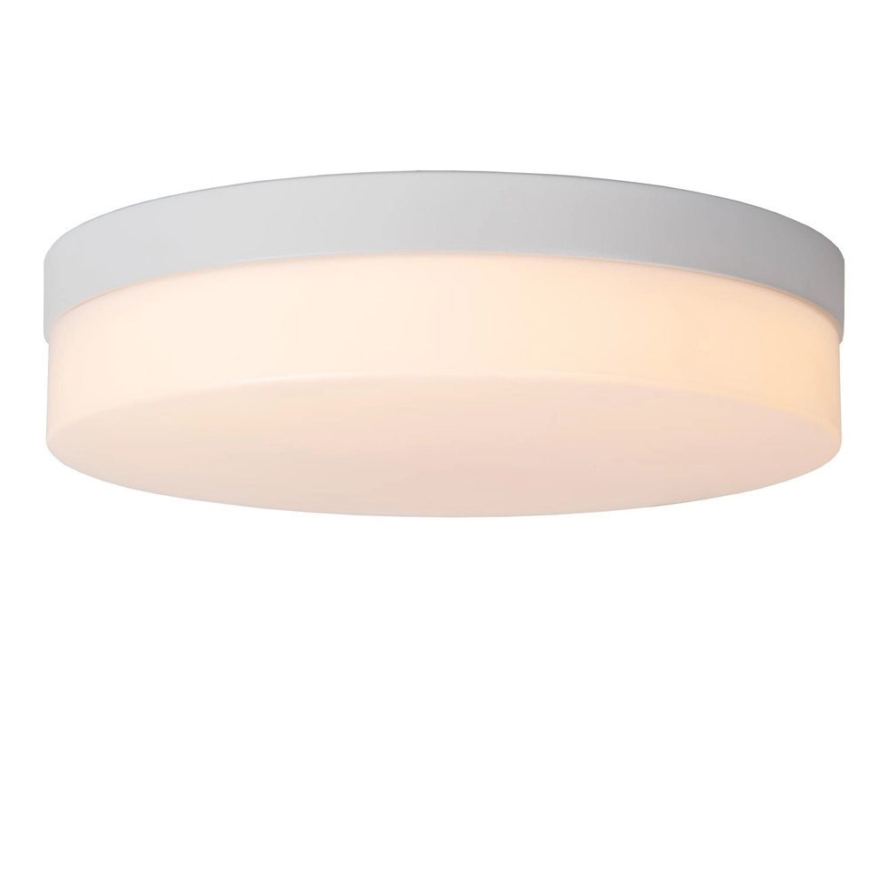 Plafonniere Biskit Ø 28cm - IP44 wit Lucide 5411212792167