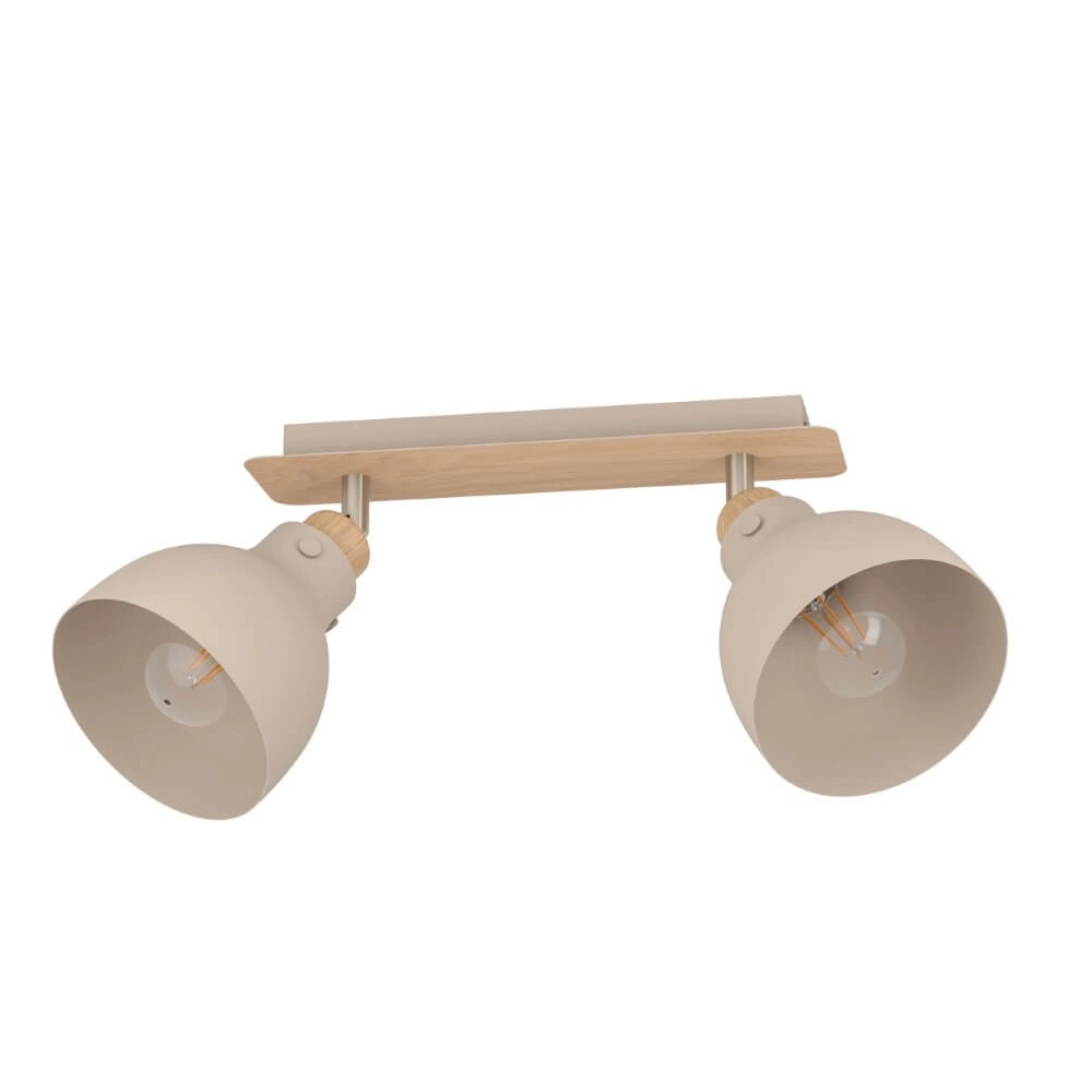 Japandi plafondlamp Arrecife 2-lichts