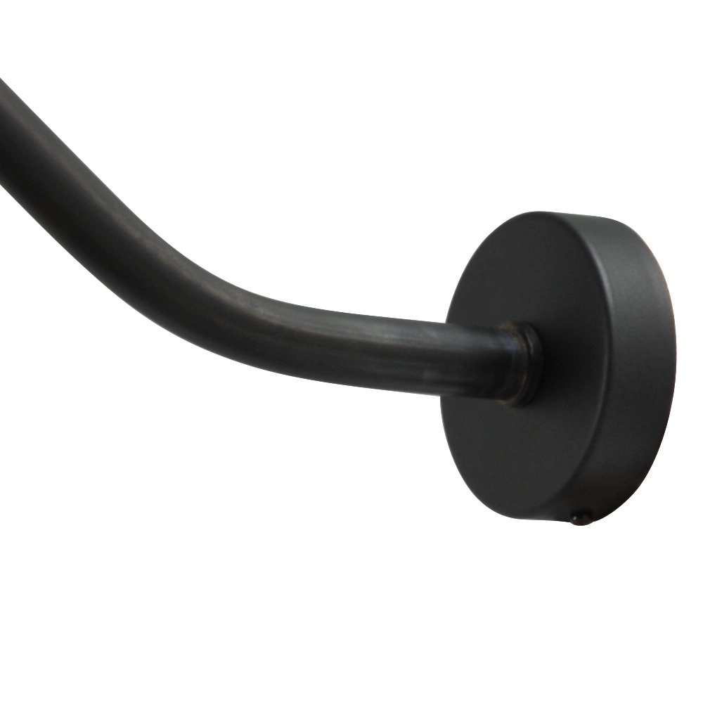 Roestbruine wandlamp Industria 73cm roestbruin met zwart Masterlight 8718121235851