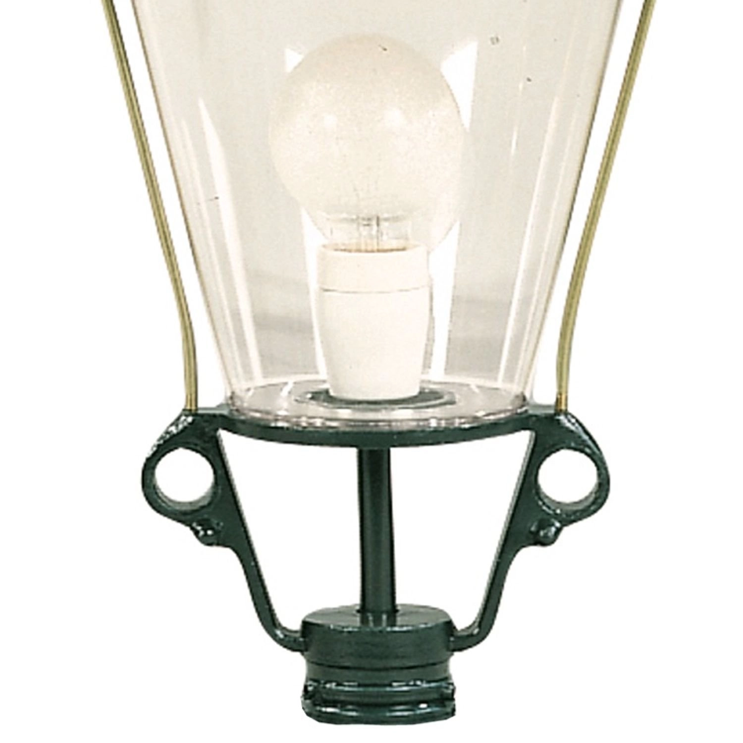 Ronde, nostalgische lantaarn lamp Berghuizen K4A zwart KS Verlichting 8714732140942