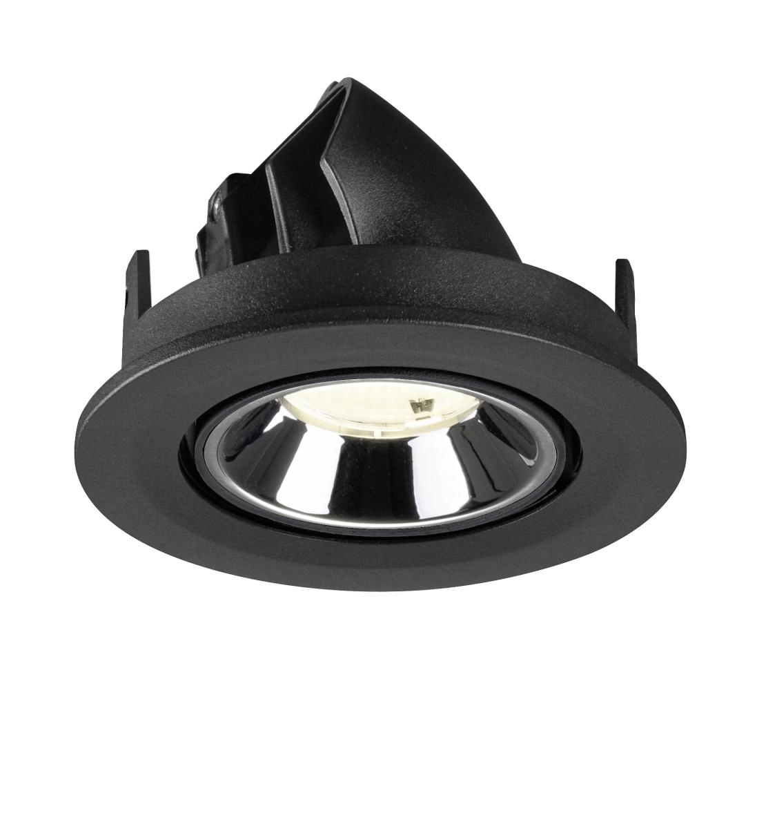 Inbouwspot Numinos Gimble S zwart/chroom 4000K - 55gr SLV 4024163313315