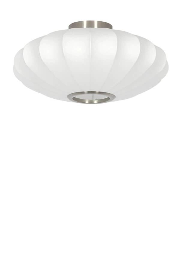Japandi plafondlamp Fay Ø 40cm wit Light & Living 8717807760434