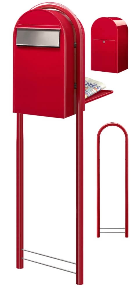 Brievenbus Grande B 3001 i Helderrood Bobi 6417237034229