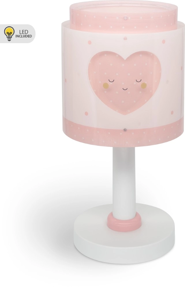 Tafellampje Baby Dreams roze glow in the dark
