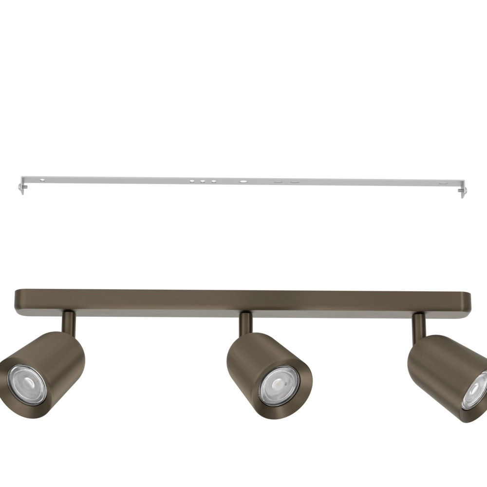 Opbouwspot Camaldoli 3-lichts brons Eglo 9008606360420