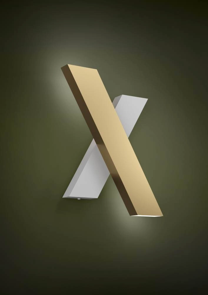 Led wandlamp Brezzara goud Stars of Light 9008606243341