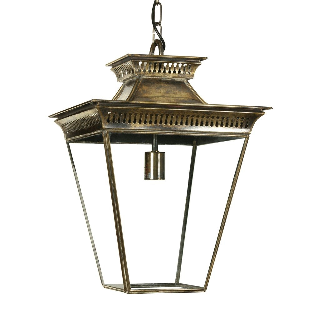 Antieke hanglamp Pagoda M 1-lichts - antiek koper (ANT) Antieke hanglamp Pagoda M 1-lichts - antiek koper (ANT)