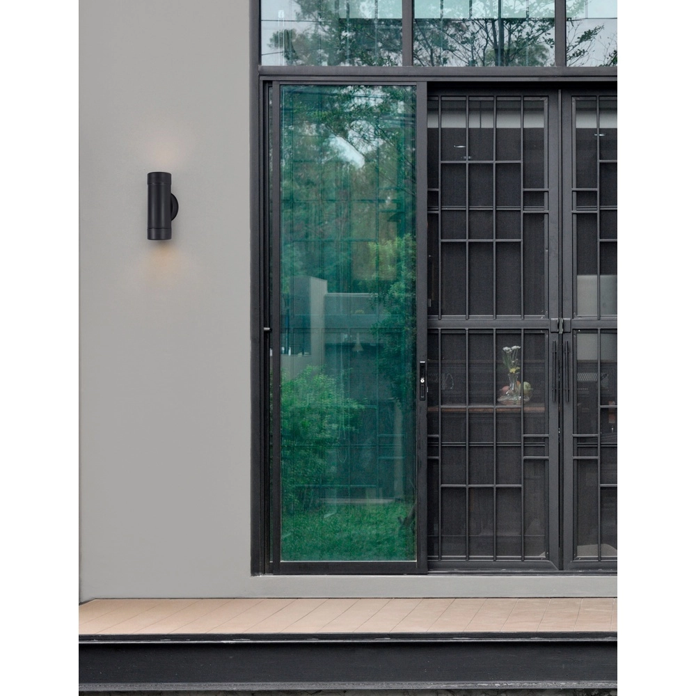 Ronde spot Limbio up en down zwart Lyora 5212017425898