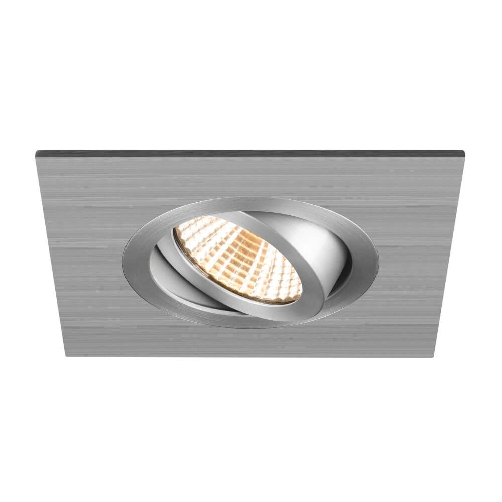 Inbouwring New Tria 75 XL vierkant aluminium - zonder fitting SLV 4024163280457