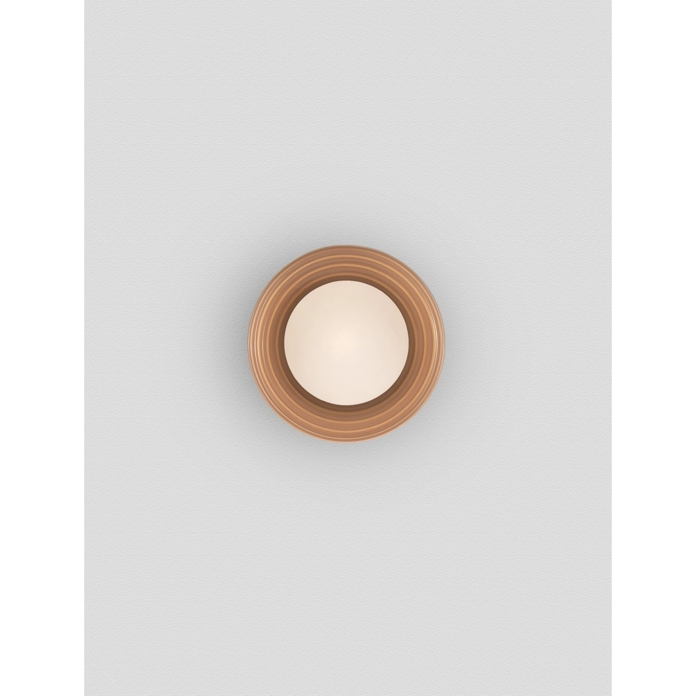 Wandlamp Orbique karamel Ø 16cm Lyora 5212017483935